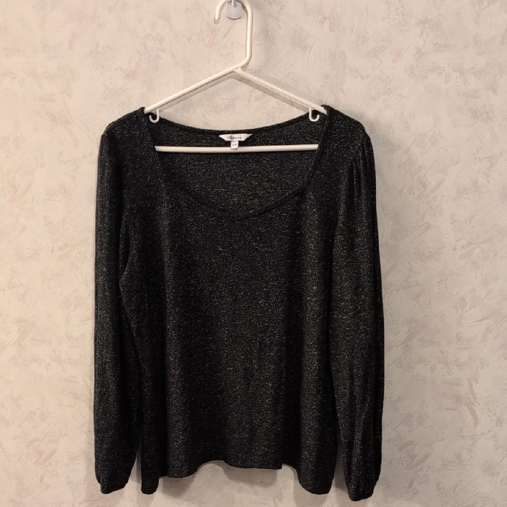 Reitmans Charcoal Knit Top